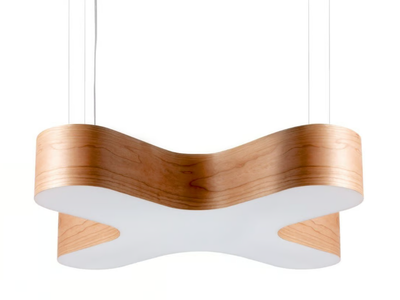 X-CLUB - Handmade wood veneer pendant lamp _ LZF