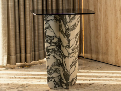 QUINA ARABESCATO - Square marble coffee table _ Maami Home