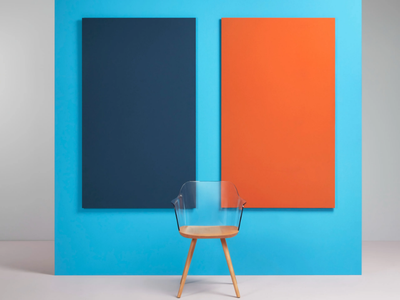 CHAMELEON - Wall-mounted linoleum office whiteboard _ Made Design