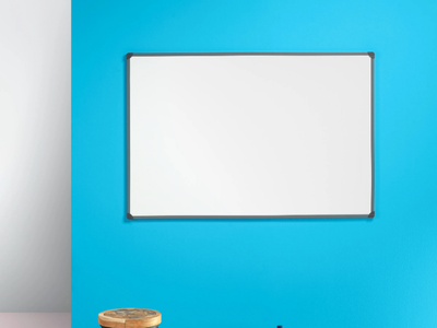 R · PET - Wall-mounted magnetic aluminium office whiteboard _ Made Design