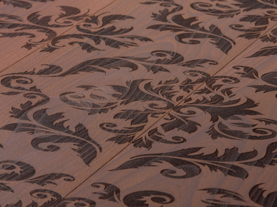 CARVING EMPIRE I - BRUSHED/WHITE - Beech wall/floor tiles _ Mafi