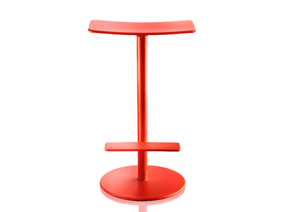 SEQUOIA - Powder coated steel stool with footrest _ Magis