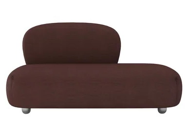 OUVERTURE - Fabric bench seating with back _ Maletti