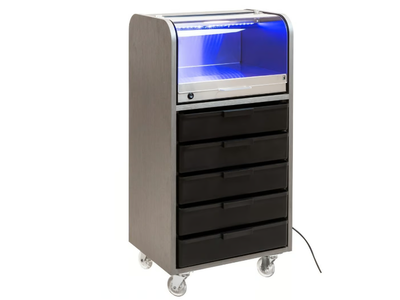 UVC-SCRIGNO BOX COMPOSITE - Hairdressing trolley with sanitising light _ Maletti
