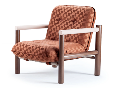 JAMES - Fabric armchair with armrests _ Mambo Unlimited Ideas