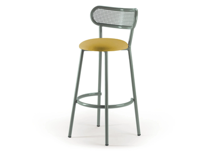 LOUISE - High metal stool with footrest _ Mambo Unlimited Ideas