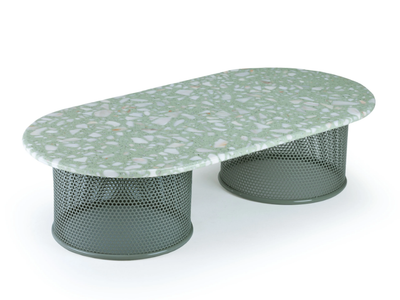 RIVIERA - Oval low marble coffee table _ Mambo Unlimited Ideas