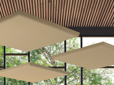 ADDENDA - Fabric acoustic ceiling clouds _ Manade