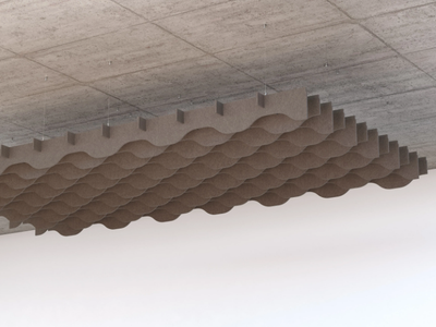 CANOPÉE - PET acoustic ceiling clouds _ Manade