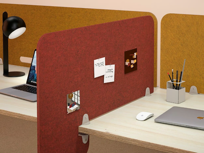 OASIS CLIP - Recycled PET desktop partition _ Manade