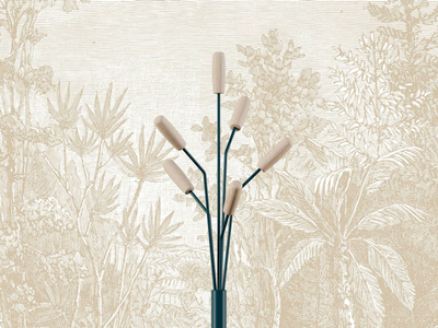 ROSEAU - Steel and wood coat stand _ Manade
