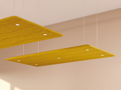 SWELL - Acoustic pendant lamp _ Manade