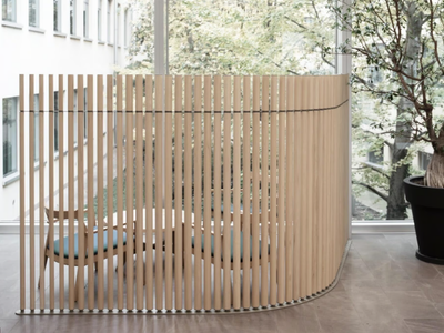GIUNCO - Wooden room divider _ Manerba