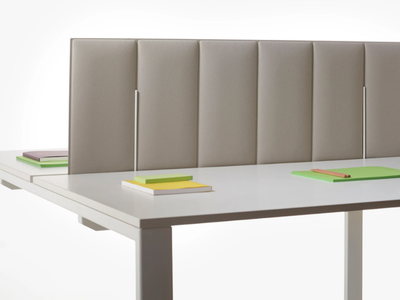 SILENCE - Sound absorbing fabric desktop partition _ Manerba