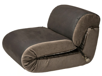 PAPPAGALLE - Leather and fabric armchair bed _ Mantellassi 1926