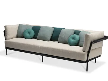 FLOWS - 3 seater fabric sofa _ MANUTTI