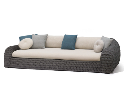 KOBO - 3 seater rope garden sofa _ MANUTTI