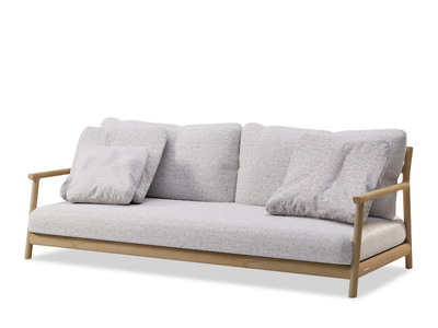 MUYU - 2 seater teak garden sofa _ MANUTTI