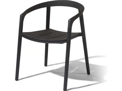SOLID - Stackable teak chair _ MANUTTI