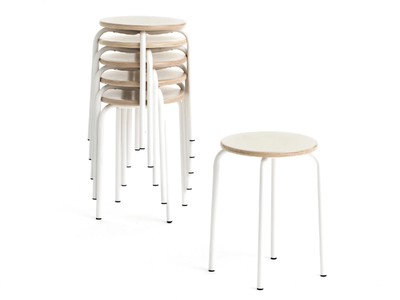 EASY - Stackable beech stool _ Mara