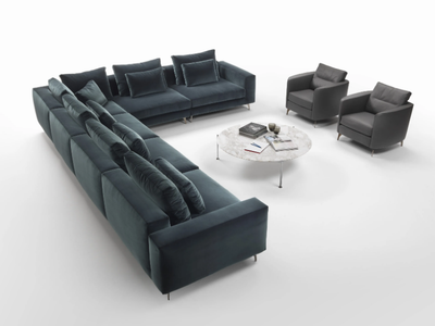 ELVIS - Sectional fabric sofa _ Marac