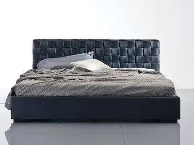 LOUISANA - Bed with upholstered headboard _ Marac
