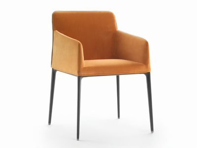 ZETEL - Chair with armrests with removable cover _ Marac
