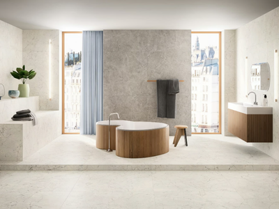 FOYER JOY - Porcelain stoneware wall/floor tiles with marble effect _ Marca Corona