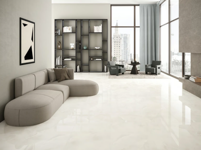 FOYER PURE - Porcelain stoneware wall/floor tiles with marble effect _ Marca Corona