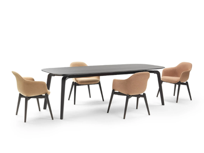 MIKE - Wooden dining table _ Marelli