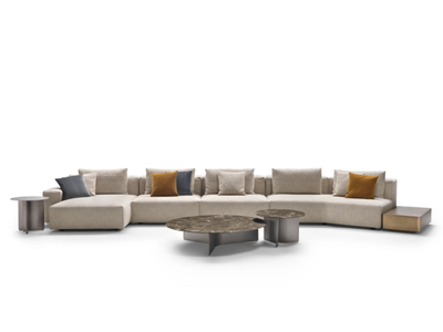 YANN - Sectional fabric sofa _ Marelli