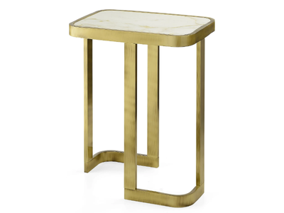 JEAN - Low rectangular marble coffee table _ marioni