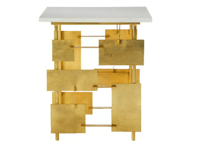 RAYMOND - Square marble coffee table for living room _ marioni