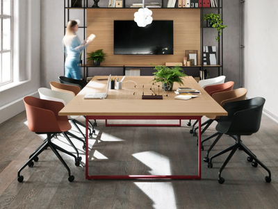 PIGRECO LOOP - Rectangular meeting table _ Martex