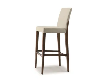 Eddie - High fabric stool with footrest _ Martini Interiors