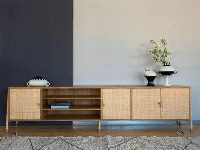 FLAMMINGO - Teak sideboard with doors _ Mary&