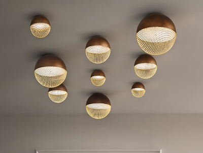 IGLÙ PL13 - LED metal ceiling lamp _ Masiero
