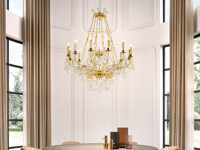 ODESSA S 12/120/155 - Pendant lamp with crystals _ Masiero