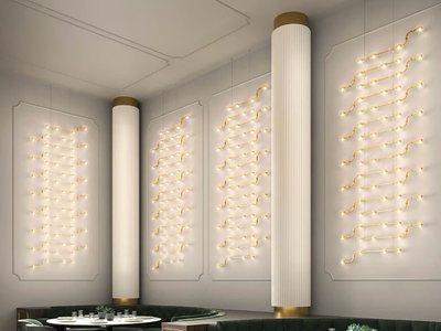 RAQAM N2 BASIC BATCH B16 MODULO 6X16 - LED glass pendant lamp _ Masiero