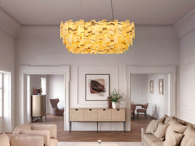 ROYALE S 24/120/50 OV - Onyx pendant lamp _ Masiero