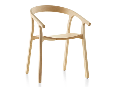 MC1 HE SAID - Ash chair with armrests _ Mattiazzi