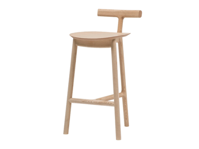 MC7 RADICE - High ash stool with back _ Mattiazzi