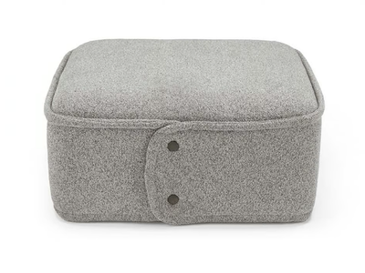 LEIA - Square fabric pouf _ Max Divani