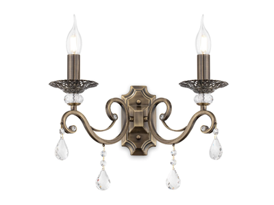 GRACE - Metal wall lamp with crystals _ MAYTONI