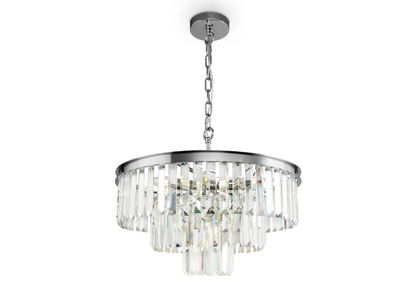 REVERO - Glass chandelier with crystals _ MAYTONI