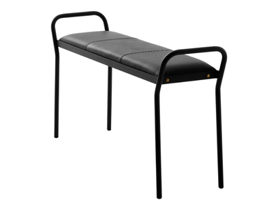 ANYTWO - Upholstered painted metal bench _ maze