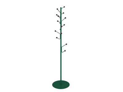 BILL FLOOR - Painted metal coat stand _ maze