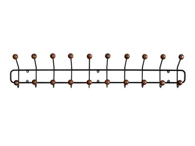 BILL HORIZONTAL L - Wall-mounted painted metal coat rack _ maze