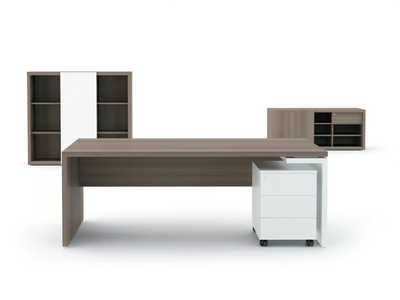 MITO - Rectangular executive desk with drawers _ mdd