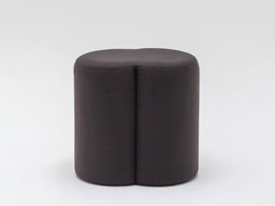 MIX - Upholstered modular oval fabric pouf _ mdd